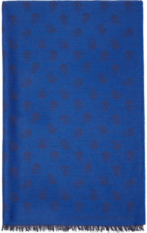 Alexander McQueen: Blue Scarves now at $160.00+ .